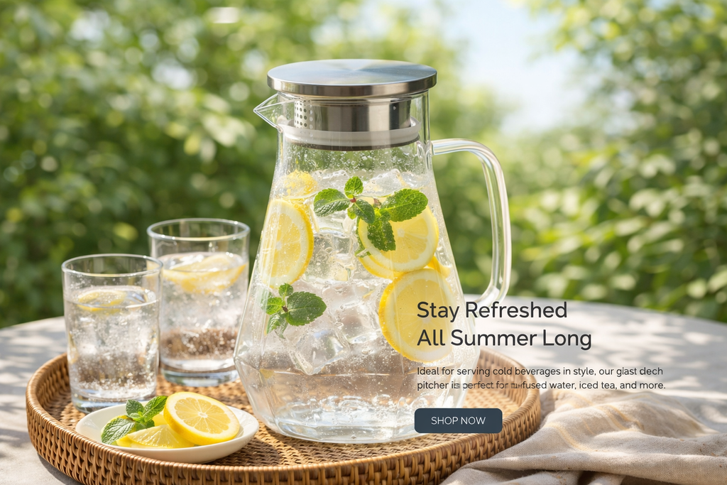 1600ML Glass Pitcher