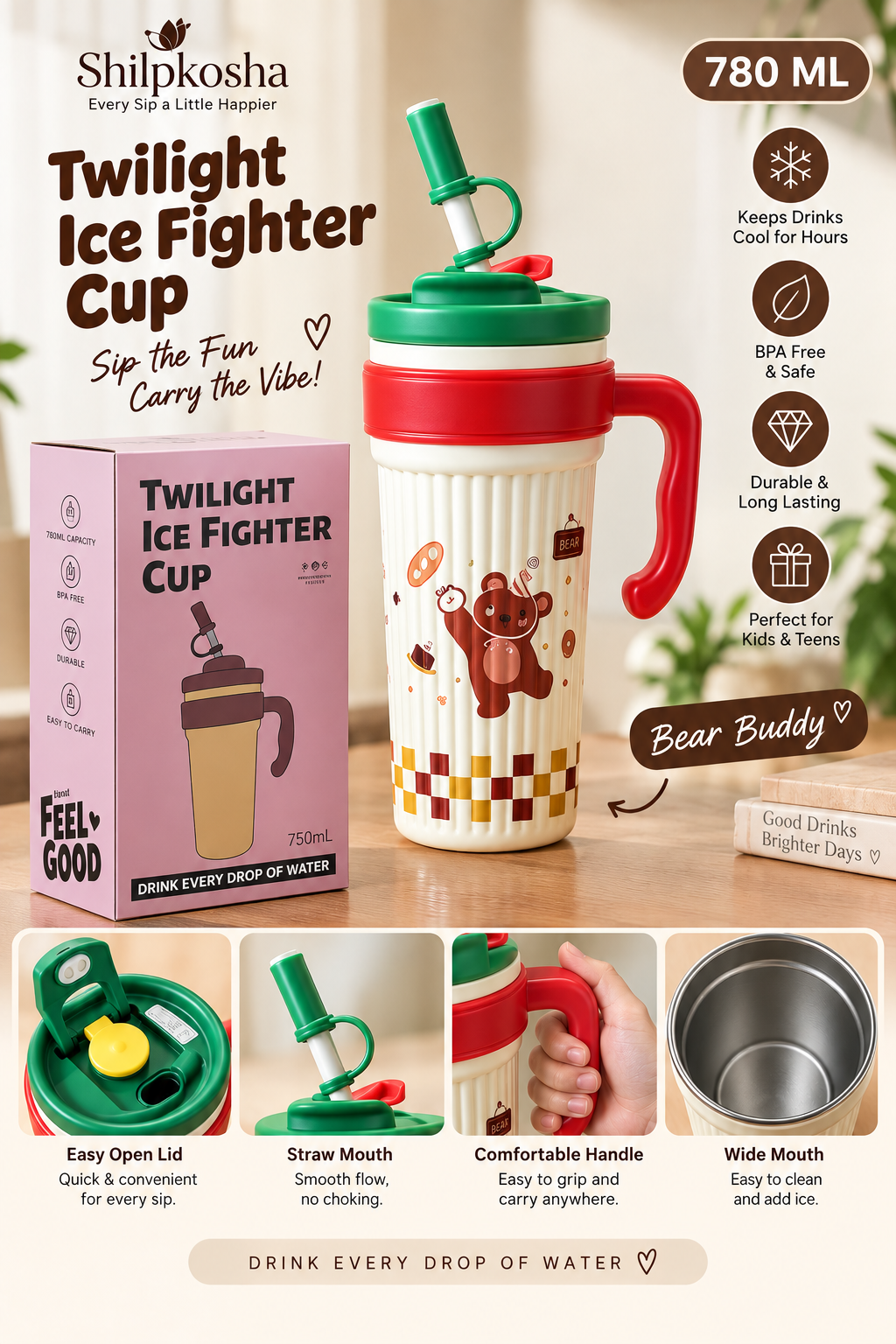 Twilight Ice Fighter Cup – 750 ml Insulated Tumbler