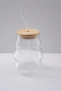 Wave Shaped Glass Cup/Tumbler-480ml