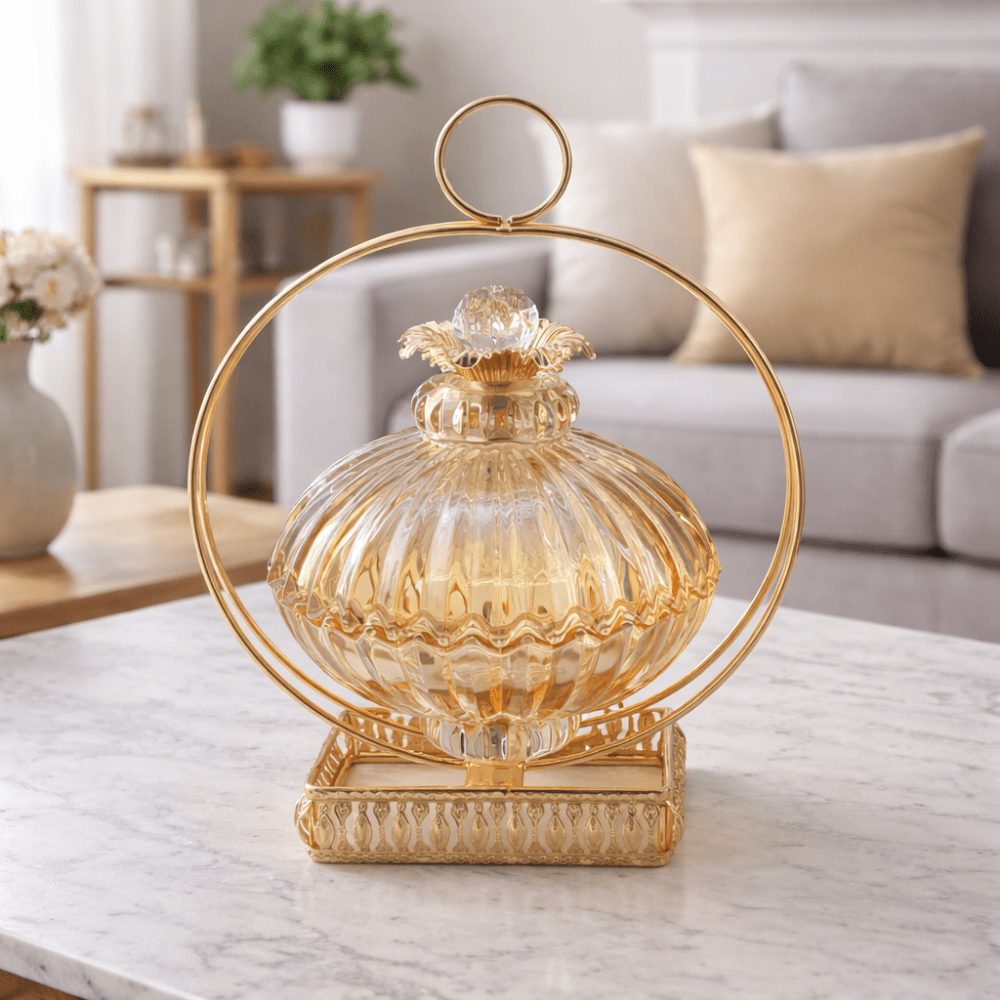 Decorative Glass Centerpiece - Shilpkosha