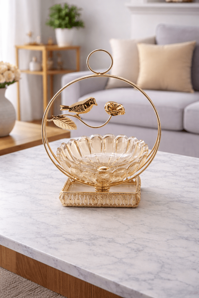 Decorative Glass Centerpiece - Shilpkosha