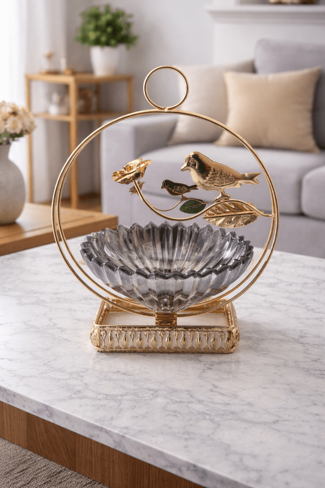 Decorative Glass Centerpiece - Shilpkosha
