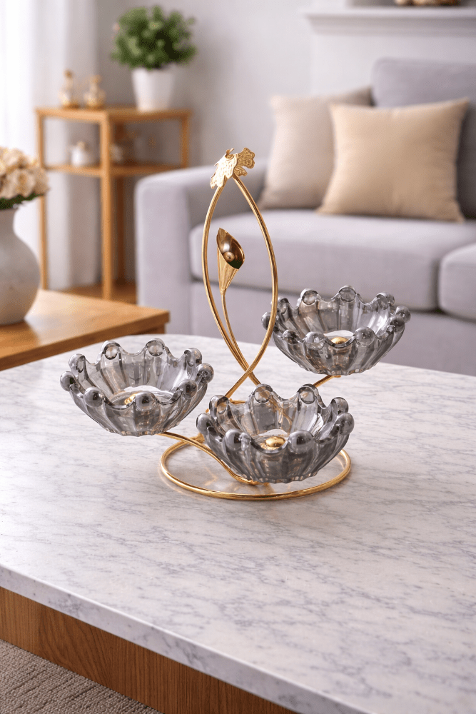 Decorative Glass Centerpiece - Shilpkosha