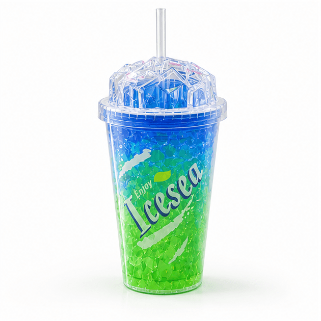 Icy Gel Double-Wall Insulated Freezer Tumblers (450ml) - Shilpkosha