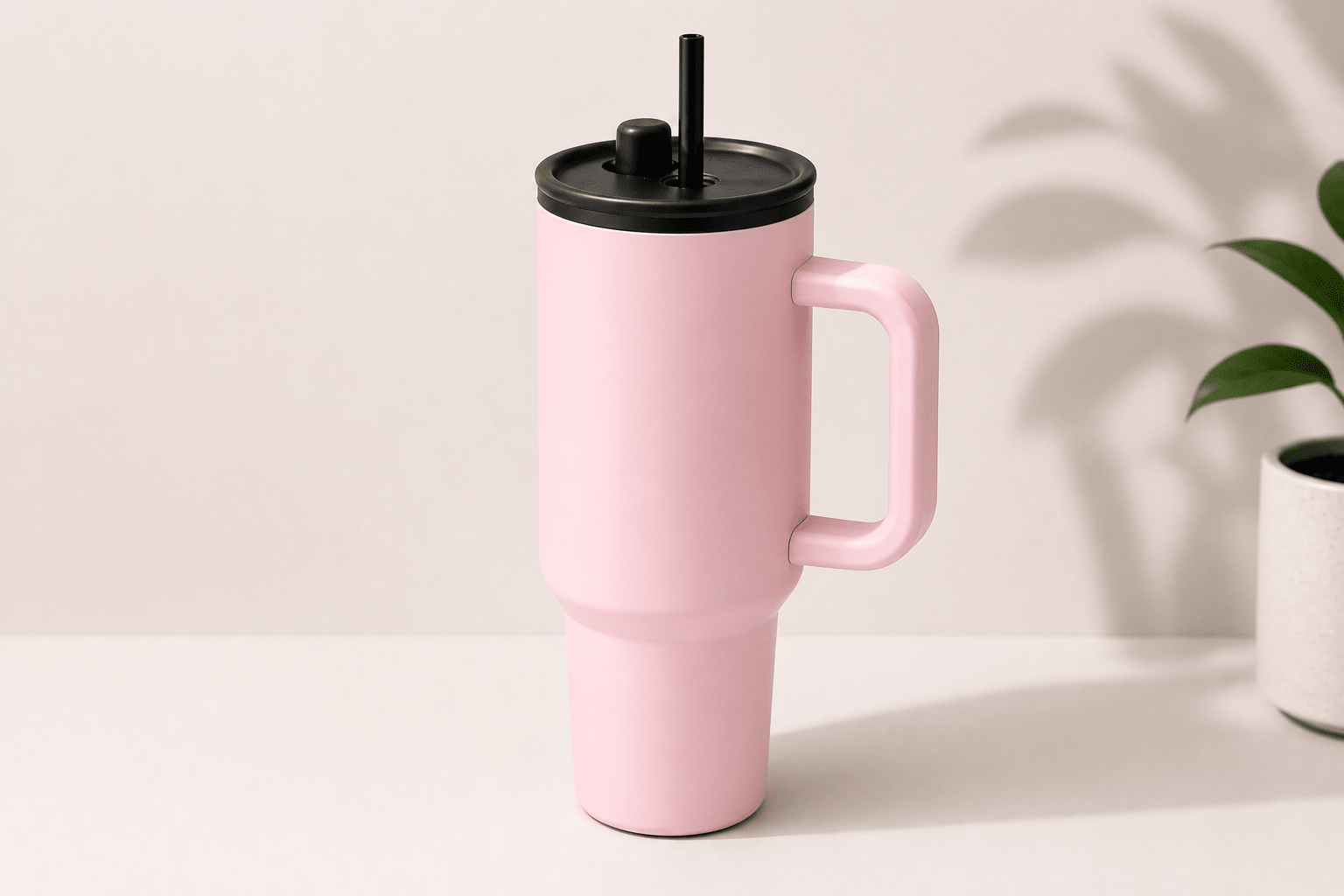 Premium 900ml Color Block Tumbler With Handles - Shilpkosha
