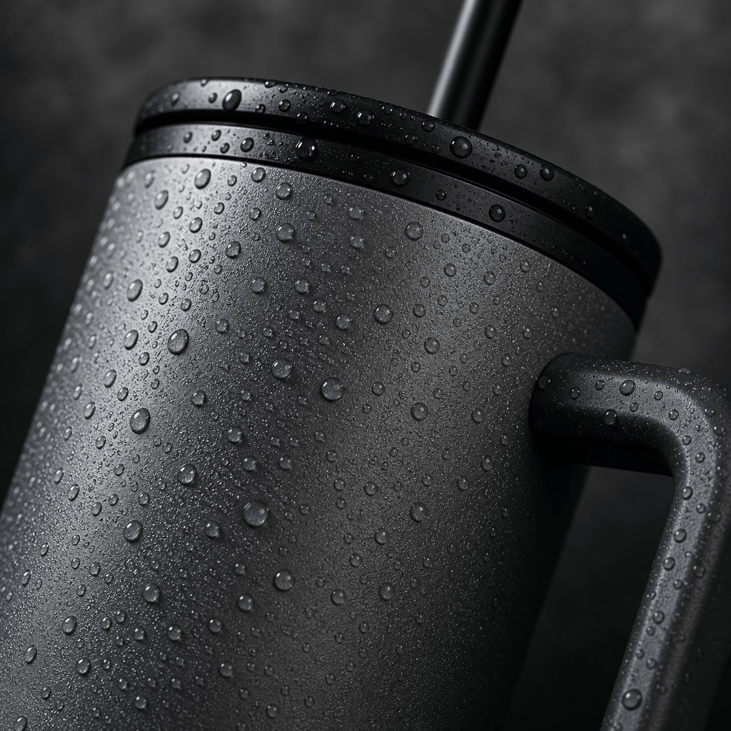 Premium 900ml Color Block Tumbler With Handles - Shilpkosha