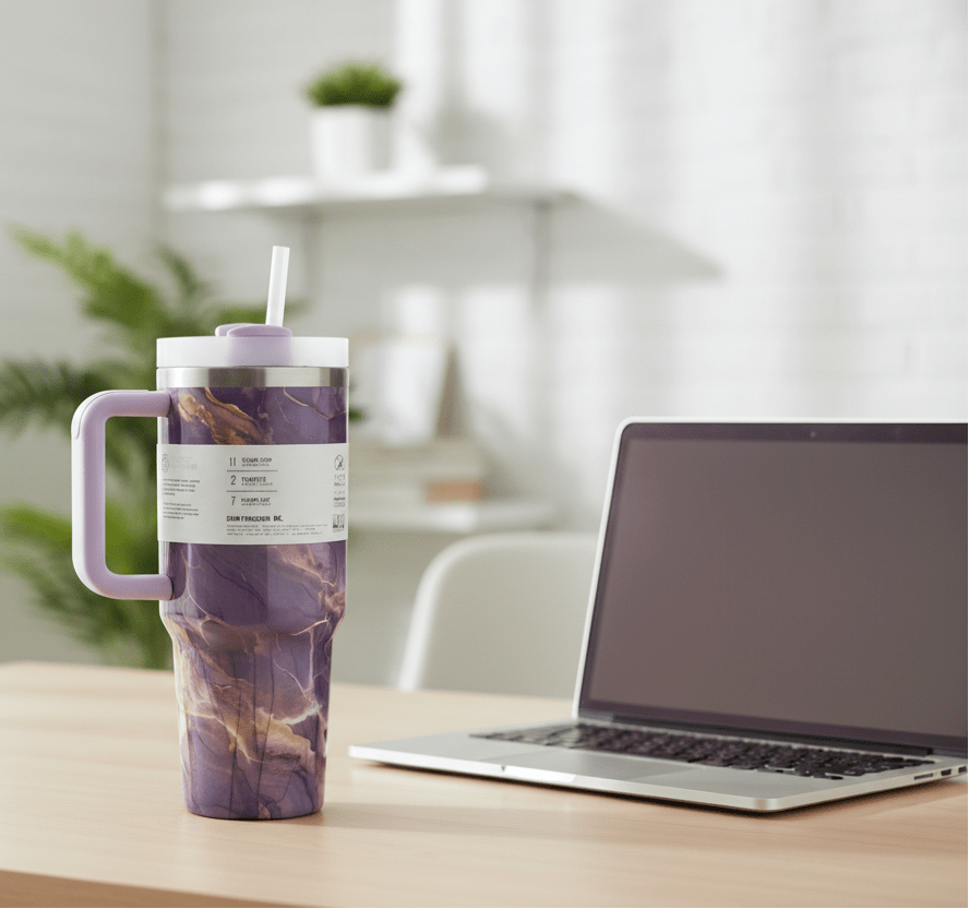 Quencher H2.0 40oz/1200ml Marble-Flow Tumbler - Shilpkosha
