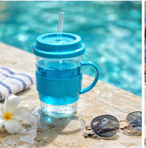 Rainbow Sipper Mugs 400ml - Shilpkosha