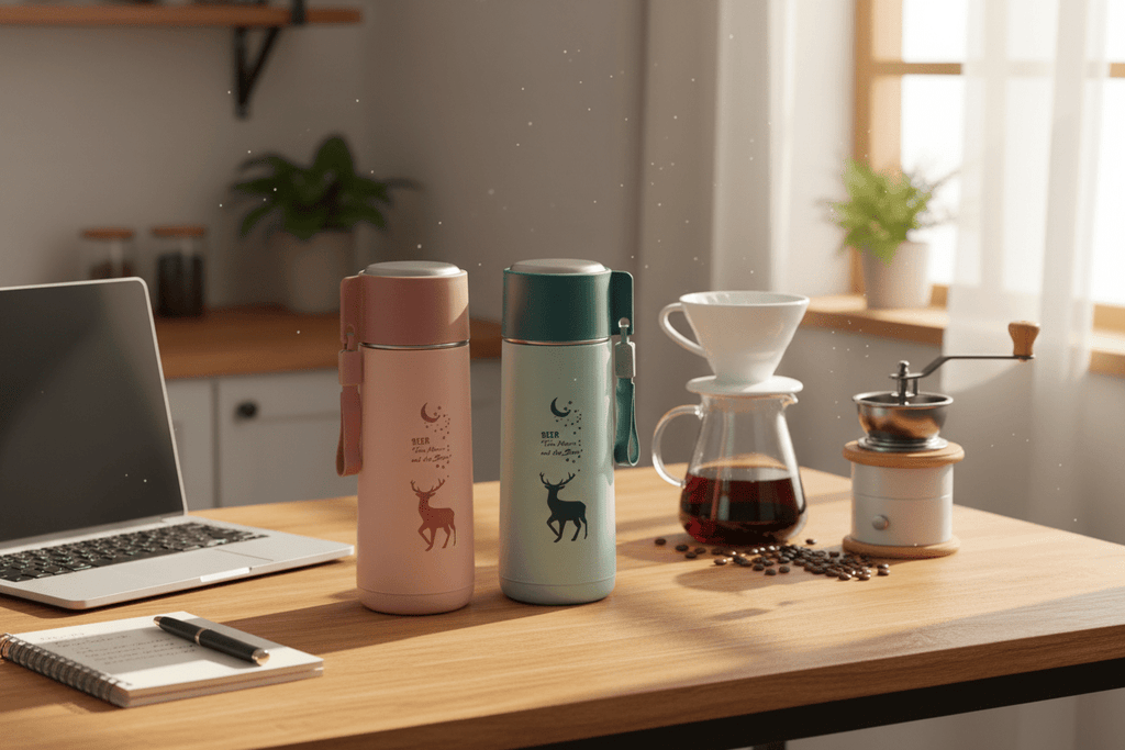 Stainless Steel Insulated Water Bottle 2 piece per order - Shilpkosha