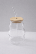 Wave Shaped Glass Cup/Tumbler-480ml - Shilpkosha